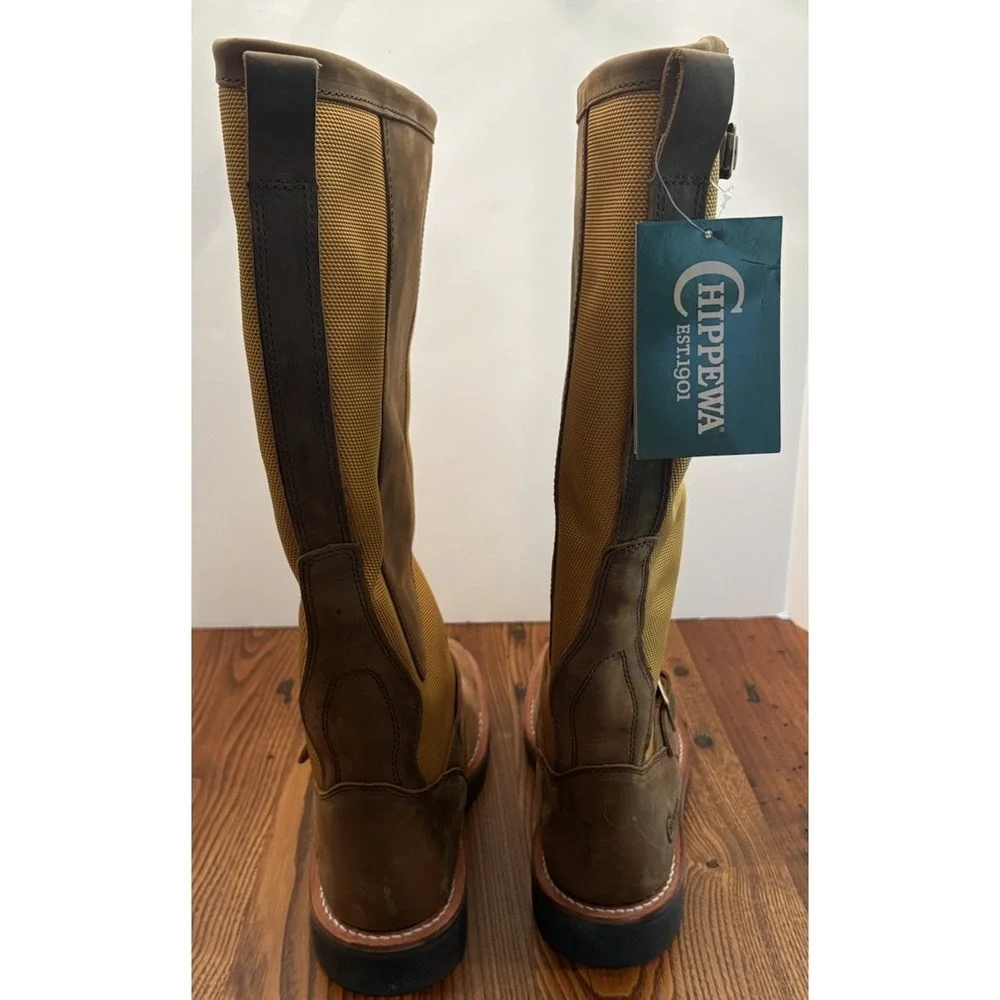 Chippewa Men's Cottonwood 17 Inch Snake Resistant  Brown 11.5EE  SN5914 NWT